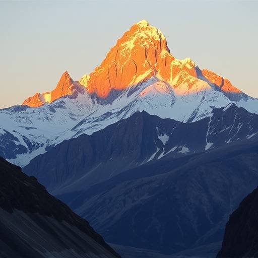 Mont Fitz Roy en Patagonie au lever du soleil
